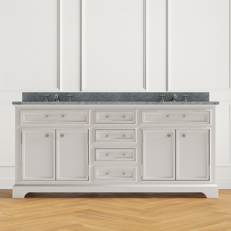 Langston 60" Double Bathroom Vanity Set & Reviews Joss & Main